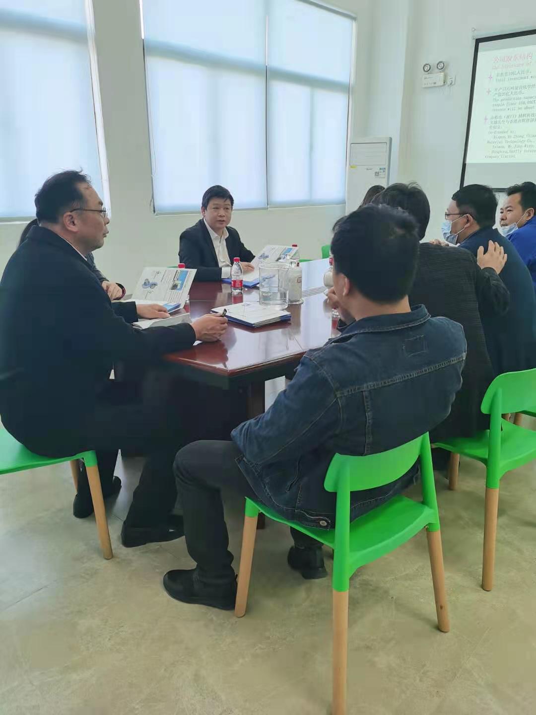 惠安縣常委、統(tǒng)戰(zhàn)部部長何國平一行蒞臨公司調研